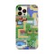Husa compatibila cu Apple iPhone 13 model Pokemon pixelated map, Silicon, TPU, Viceversa