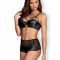 Set sexy Leatheria 2-pcs, Obsessive, Negru, S/M