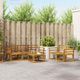 vidaXL Set de canapele de exterior 6 pcs natural Lemn Solid de Acacia 3366007