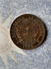 2 DOS CENTAVOS 1894 ARGENTINA foto