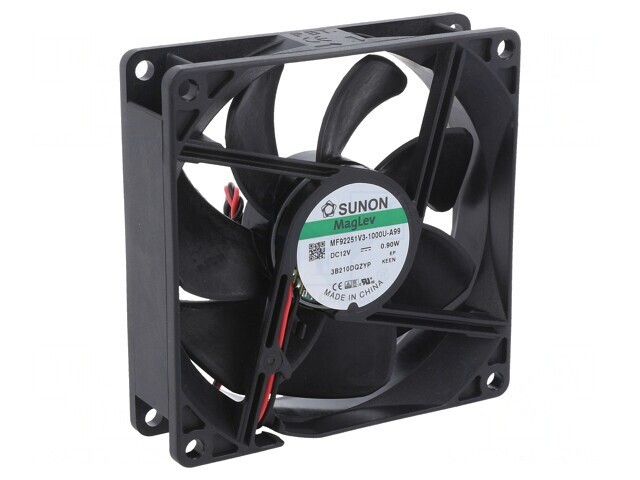 Ventilator Axial 12V 92x92x25mm 67m3/h 28dBA