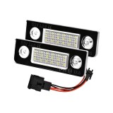 Set 2 lampi numar led 6000k alb-rece Skoda Octavia 1Z Roomster Praktik, RG Parts