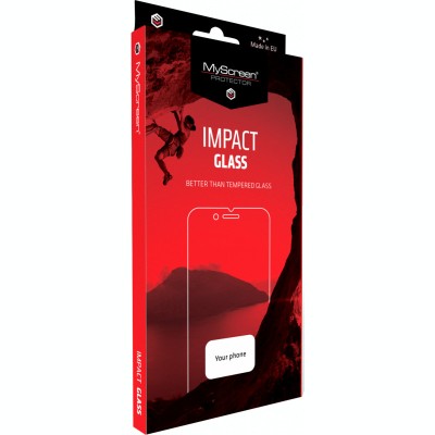Folie Protectie Ecran MyScreen ImpactGlass pentru Apple iPhone 12 Pro Max, Plastic, Full Face, Full Glue foto