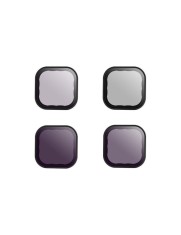 Set profesional 4 filtre marca Telesin pentru camera camera GoPro Hero 11 CPL, ND8, ND16, ND32