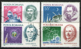 Romania 1971 - Oameni de ştiinţă, serie stampilata