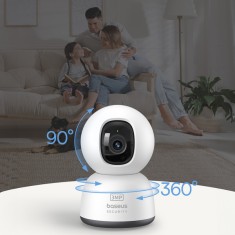 CAMERA IP Interior Baseus P1 Lite, 2K, 2304 x 1296, unghi pana la 360 grade, wireless, slot SD card, &amp;amp;quot;S0TV002132&amp;amp;quot; (timbru verde 0.8 lei) - 6 foto