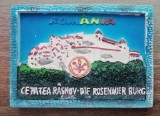 M3 C3 - Magnet frigider - tematica turism - Cetatea Rasnov - Romania 45