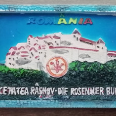 M3 C3 - Magnet frigider - tematica turism - Cetatea Rasnov - Romania 45