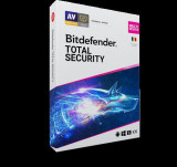 Licenta retail Bitdefender Total Security - protectie anti-malwarecompleta pentru Windows, macOS, iOS si Android, valabilapentru 1 an, 5 dispozitive,