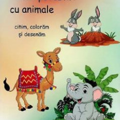 Cinci povestiri cu animale. Citim, coloram si desenam - Coral H. Dreamer