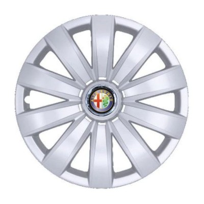 Set 4 Capace Roti R16, Potrivite Jantelor de 16 inch, Pentru Alfa Romeo, Model 421 foto