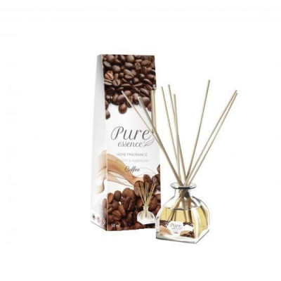 Difuzor cu betisoare parfumate Pure Essence, Cafea, Revers, 50 ml foto