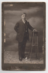 1900 - Fotografie elev de liceu foto