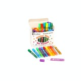 Set 50 Flacoane Lipici Glitter OColor, 12 Culori Asortate, Jocuri Arta Creatie