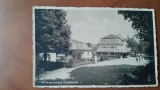 Carte postala, Baile Bazna Restaurantulm Umbrath, perioada interbelica