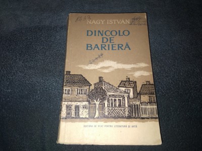 NAGY ISTVAN - DINCOLO DE BARIERA foto