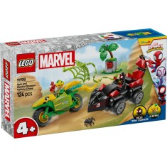 LEGO SPIDEY SPIN SI ELECTRO IN DINO-VEHICULE 11198 foto