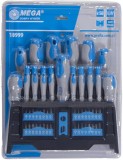 Kit: şurubelniţe imbus,Phillips,Pozidriv&reg;,plată,Torx&reg; 50buc.