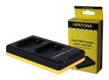 Patona Dual incarcator pentru Nikon EN-EL19, ENEL19 incl. Micro-USB cabel