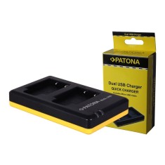 Patona Dual incarcator pentru Nikon EN-EL19, ENEL19 incl. Micro-USB cabel