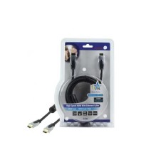 Cablu HDMI - HDMI 2m aurit v1.4 High Speed cu Ethernet HQ