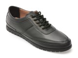 Pantofi COMFORT negri, OY540, din piele naturala