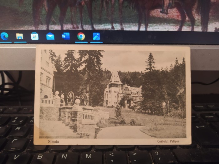 Sinaia, Castelul Pelișor, circulație 8 iul. 1925, 205