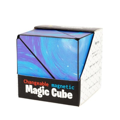 Cub tangram magnetic, 3D Magic Cube, SkyBlue foto