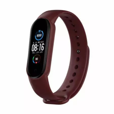 Curea Ceas W013 Xiaomi Mi Band 5 5 NFC, Xiaomi Mi 6 6 NFC Rosu