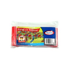 Set 100 Pungi Ziplock cu Fermoar Misavan, 6x8 cm, Punga Ziplock Transparenta cu Sistem de Resigilare, Pungi cu Inchidere, Punga Ziplock, Punga Ziplock foto