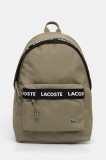 Lacoste rucsac culoarea verde, mare, cu imprimeu, NU4685NZ