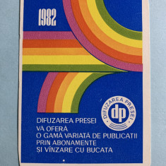 Calendar 1982 difuzarea presei