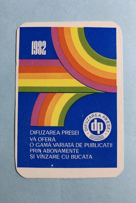 Calendar 1982 difuzarea presei