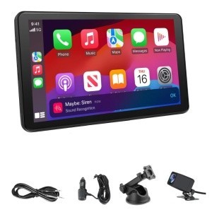 Player CarPlay și Android Auto Universal 9 inch + Cameră Marșarier foto