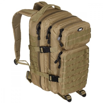 Rucsac modular Assault, 30 litri, multiple buzunare, compatibil sistem hidratare, coyote tan MFH OutsideGear Venture foto