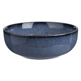Castron din Portelan, 650ml, Albastru Reactive Glaze, CMCLASS