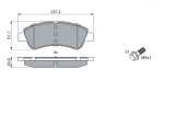 BOSCH 0 986 494 027 set placute frana,frana disc