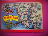 HOPCT 8259 HARTA MARYLAND -SUA-AMERICA DE NORD -NECIRCULATA-