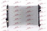 Radiator Chevrolet Aveo 06-11, motor: 1.2, 1.4, 1.5, 600x418x16, SRLine, Aluminiu/ Plastic brazat, 96817889