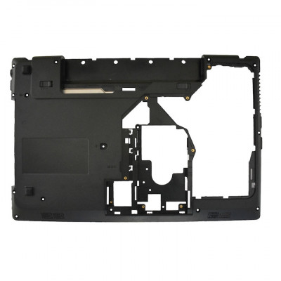 Carcasa inferioara, bottom case laptop Lenovo G570 negru, varianta cu port HDMI foto