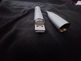 Pix vintage Metalic Superb VINTAGE ARGINTIU,Memorie USB, Flash drive, tip stilou cu laser,functionalitate 3 in 1, Pix argintiu vintage cu USB