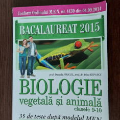 BIOLOGIE VEGETALA SI ANIMALA CLASELE 9 -10 , 35 DE TESTE , FIRICEL ,KOVACS