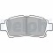 DELPHI LP1414 set placute frana,frana disc