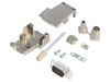 Conector D-Sub 9 Pini Tata Negru pentru Montare pe Cablu - ENCITECH DSSK09-M-DMP-K