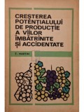T. Martin - Cresterea potentialului de productie a viilor imbatrinite si accidentate (Editia: 1971)