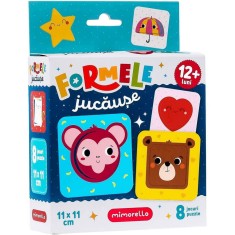 Puzzle Formele jucause, 8 piese, 11x11 cm Mimorello EK6665 foto