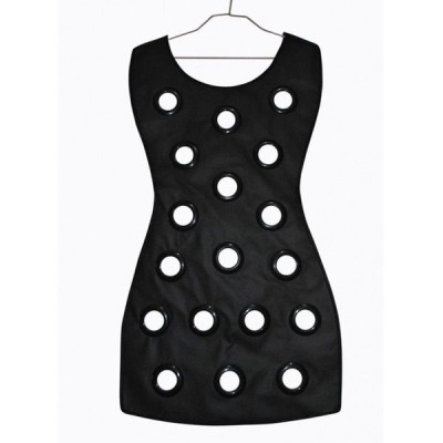 Organizator pentru esarfe si fulare,Black Dress Scarf Organizer foto