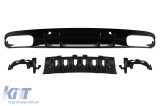 Difuzor tip C63 potrivit pentru bara de protectie A Design din spate pe Mercedes C-Class C205 coupe dupa 2019 -oo--oo- Performance AutoTuning