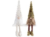 Cumpara ieftin Set 2 figurine Gnomi textil multicolor 60 cm