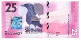 Seychelles 25 Rupees 2016 P-48 Hibrid Seria BE459927